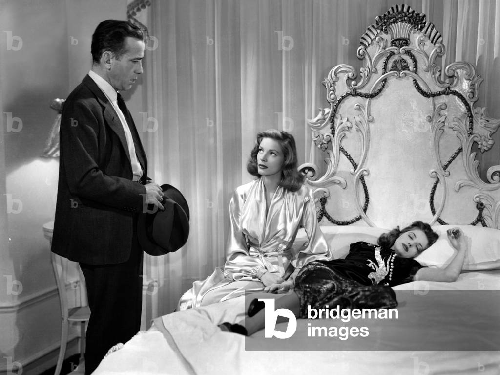 Humphrey Bogart, Lauren Bacall And Martha Vickers., The Big Sleep 1946 Directed By Howard Hawks