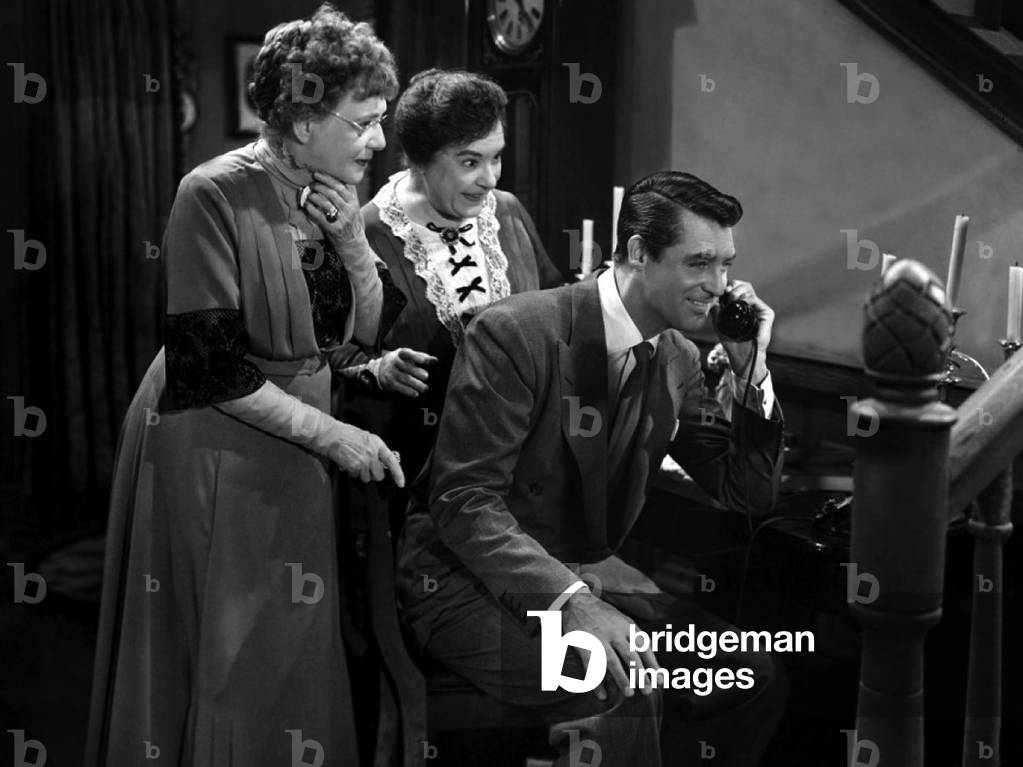 Josephine Hull, Jean Adair And Cary Grant, Arsenic And Old Lace 1944 Directed By Frank Capra