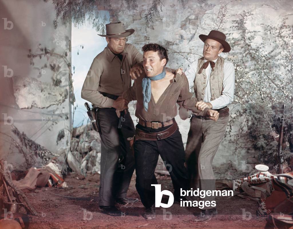 Gary Cooper, Cameron Mitchell And Richard Widmark.