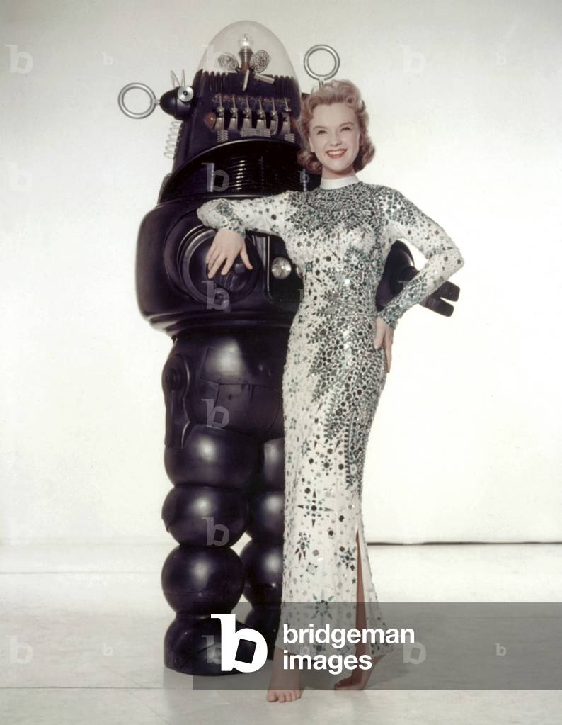 Anne Francis And Robby, The Robot.