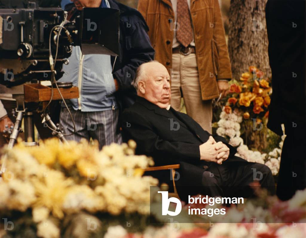 On The Set, Alfred Hitchcock, Director.