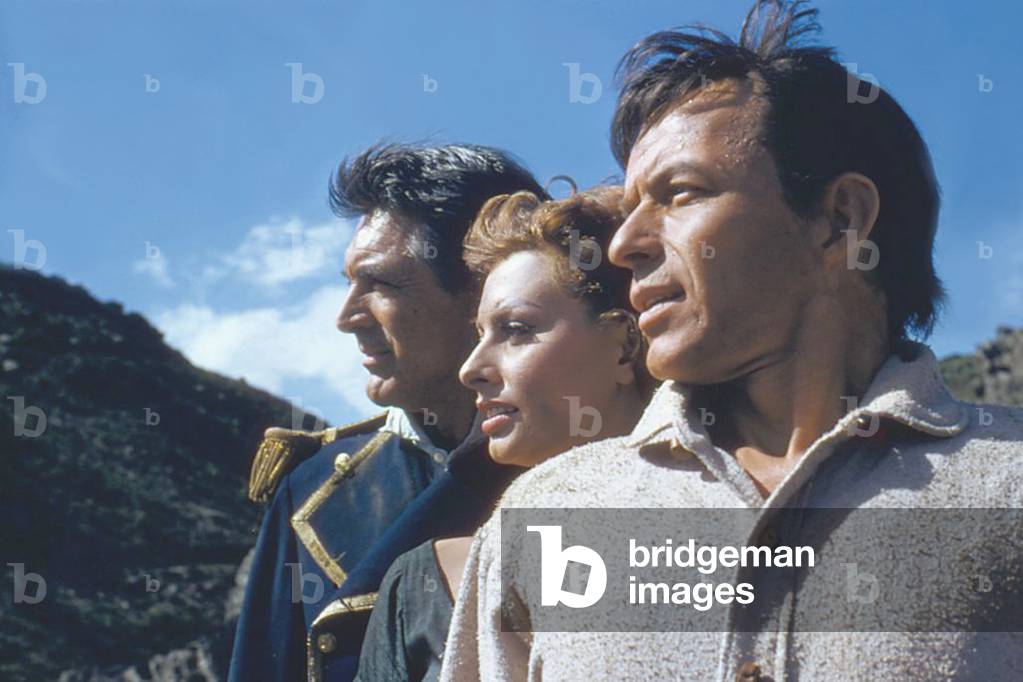 Cary Grant, Sophia Loren And Frank Sinatra.