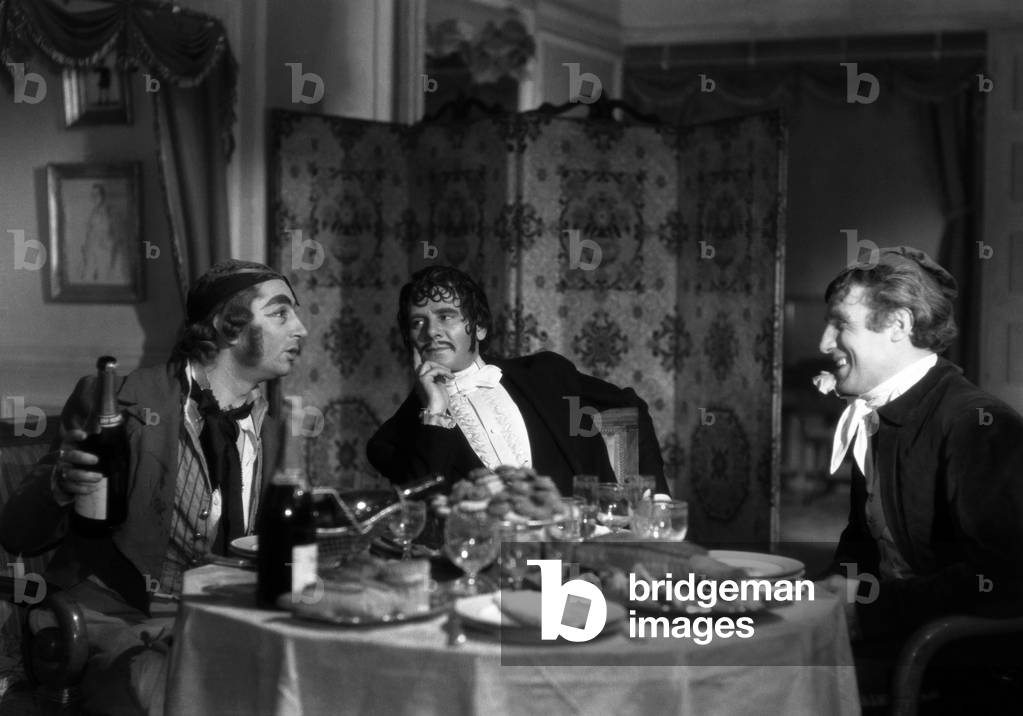 LES ENFANTS DU PARADIS directed by MarcelCarne with Pierre Brasseur, Marcel Herrand and Fabien Loris, 1944 (b/w photo)