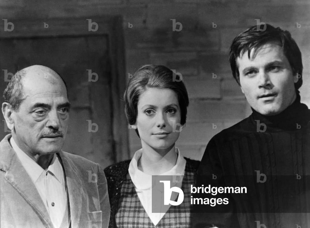 Luis Bunuel With Catherine Deneuve And Jean Sorel, 1970 (photo)