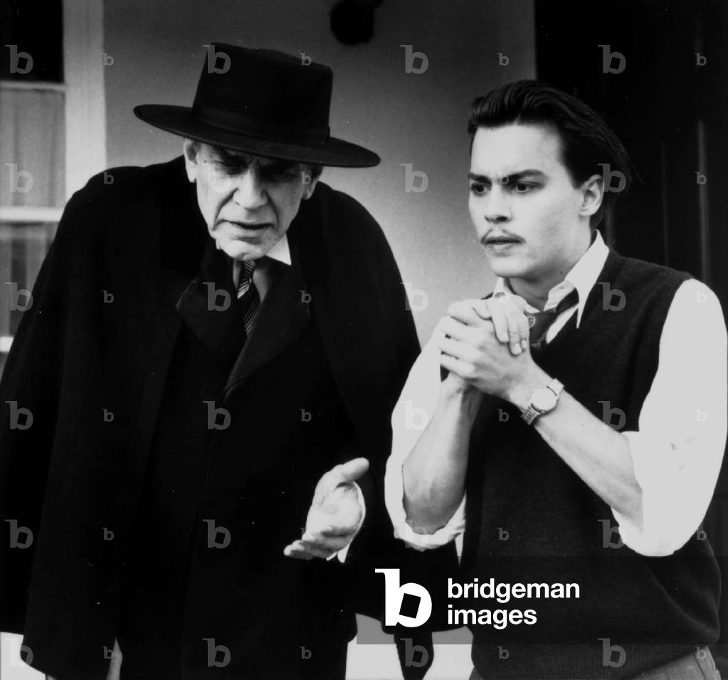 Martin Landau And Johnny Depp, Ed Wood 1994 Directed By Tim Burton