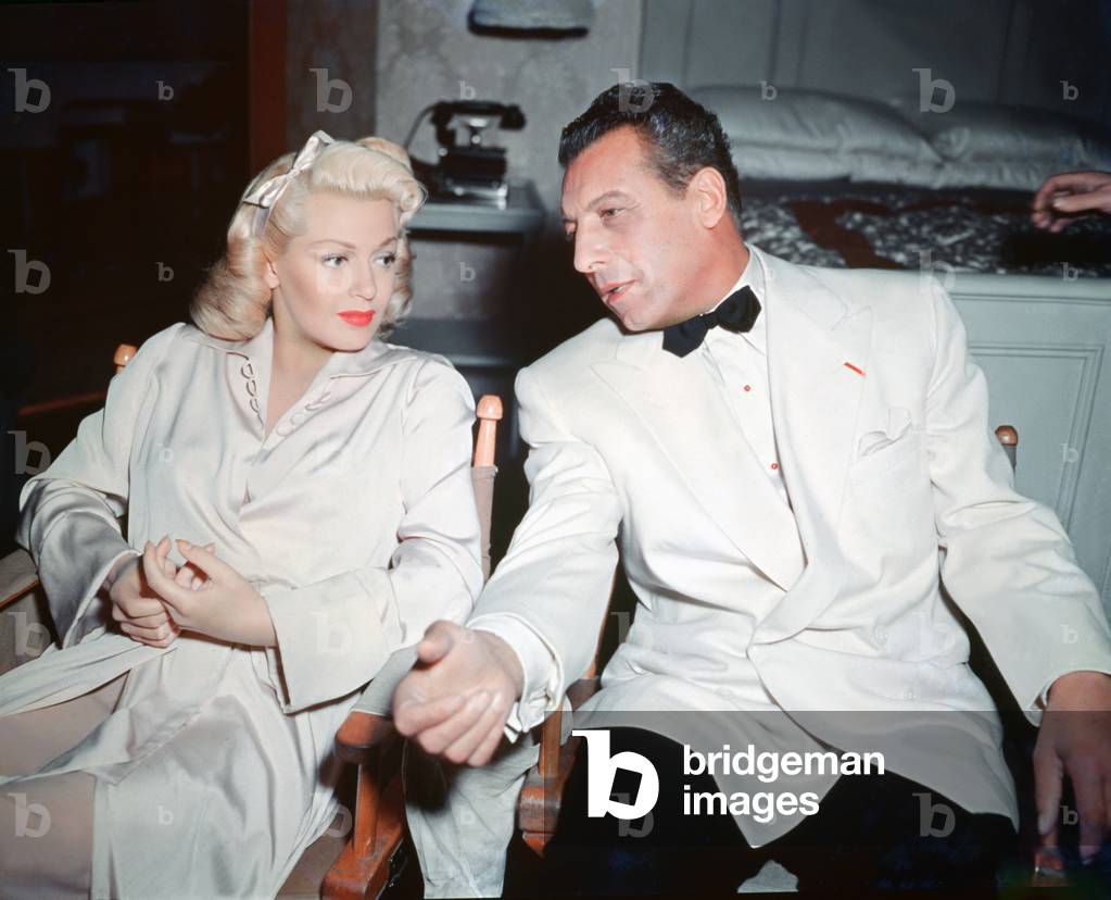On The Set, Lana Turner And Ezio Pinza