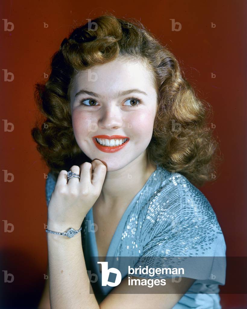 Hollywood Actress Shirley Temple 1945.