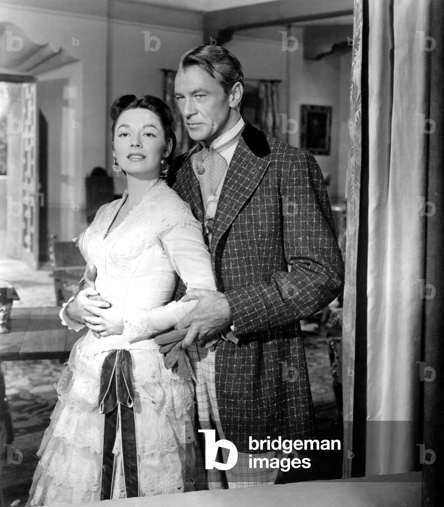 Ruth Roman And Gary Cooper, Dallas 1950 Directed By Stuart Heisler