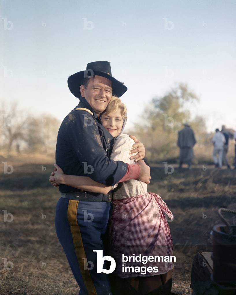 John Wayne And Constance Towers