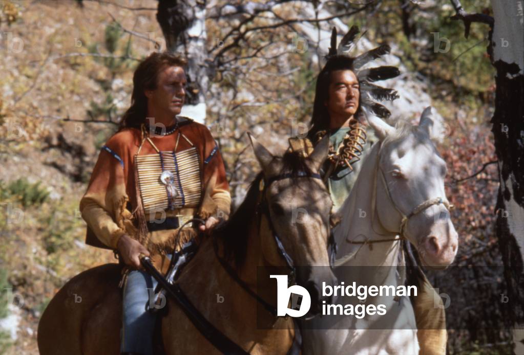 Kevin Costner And Graham Greene, Dances With Wolves 1990 Directed By Kevin Costner
