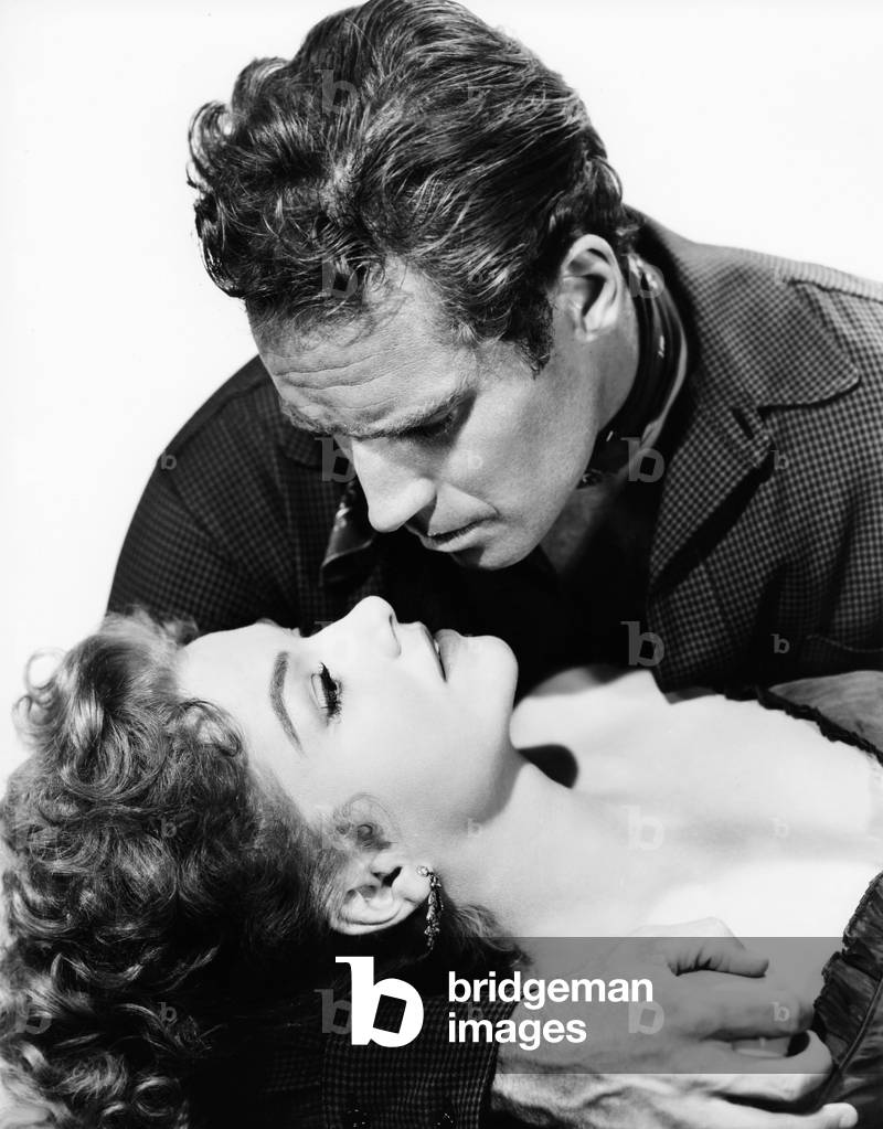 Anne Baxter And Charlton Heston, Three Violent People 1956 Directed By Rudoplh Mate