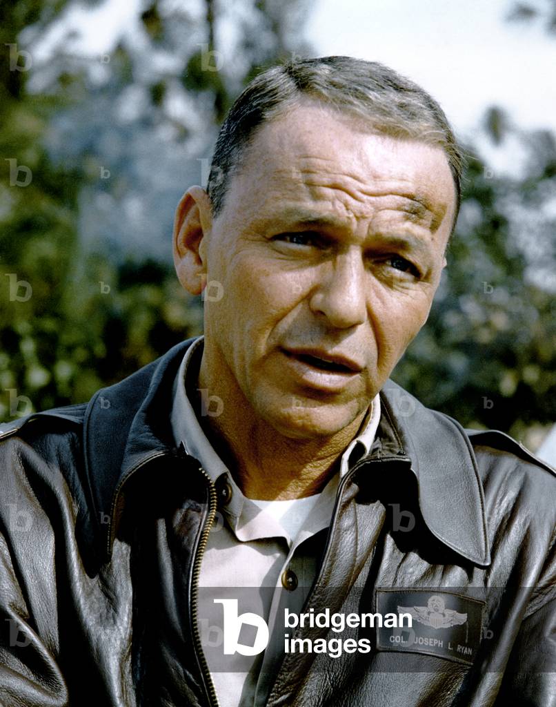 On The Set, Frank Sinatra, Von Ryan'S Express 1965 Directed By Mark Robson