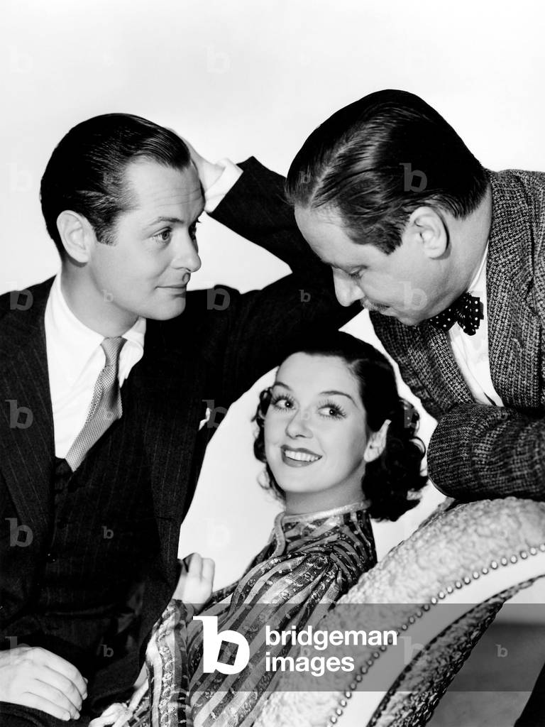 Robert Montgomery, Rosalind Russell And Robert Benchley.