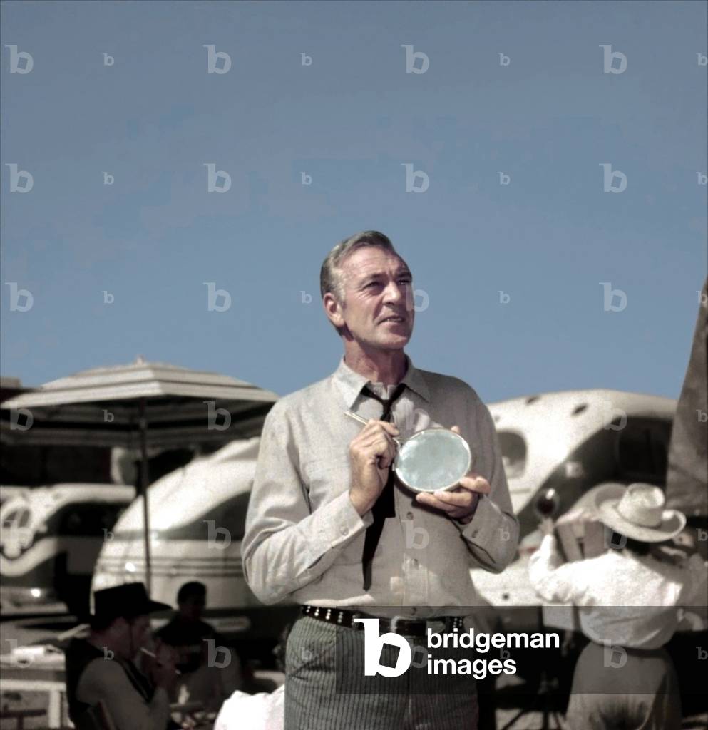 On The Set, Gary Cooper, Vera Cruz 1954 Directed By Robert Aldrich