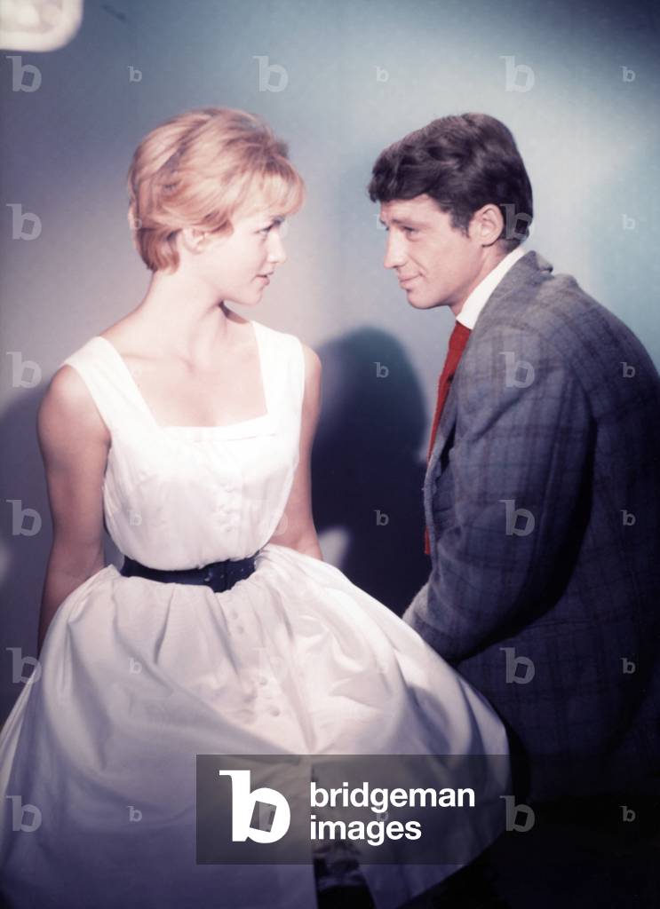 Jeanne Valerie And Jean-Paul Belmondo, A Double Tour 1959 Directed By Claude Chabrol