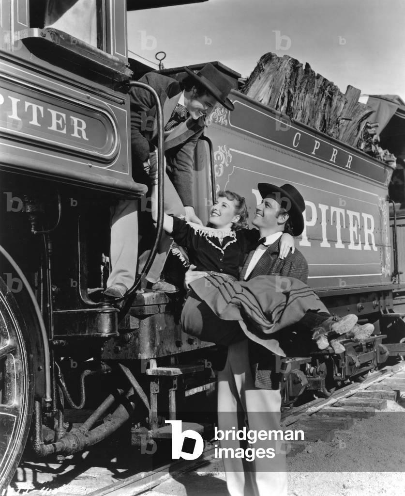 Rovert Presto, Barbara Stanwyck And Joel Mccrea, Union Pacific 1939 Directed By Cecil B. Demille