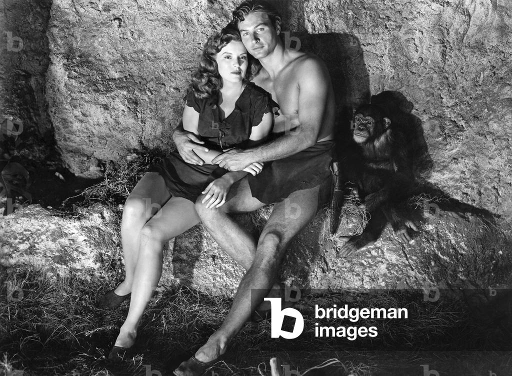 Brenda Joyce And Lex Barker, Tarzan'S Magic Fountain 1949 Directed By Lee Sholem