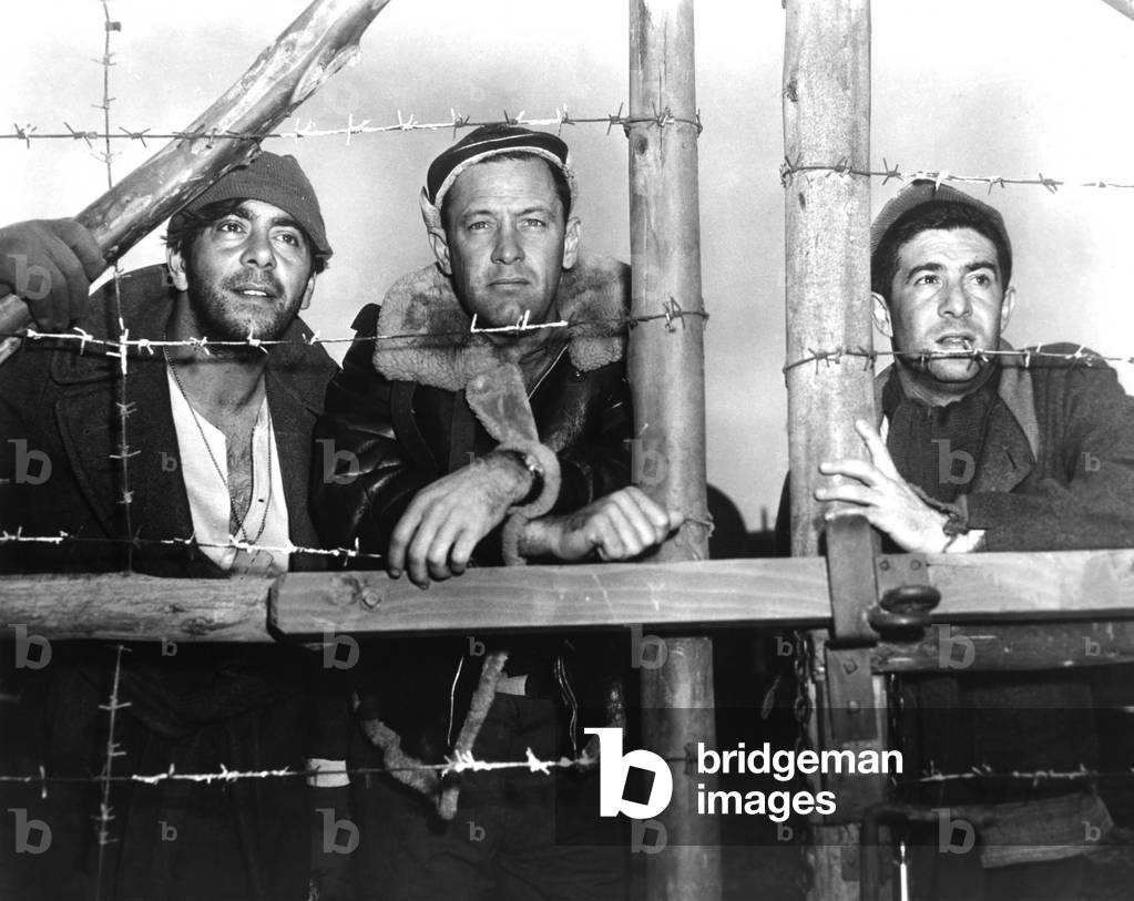 Robert Strauss, William Holden And Harvey Lembeck.