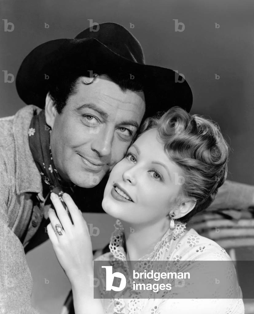 Robert Taylor And Arlene Dahl, Ambush 1950 Directed By Sam Wood