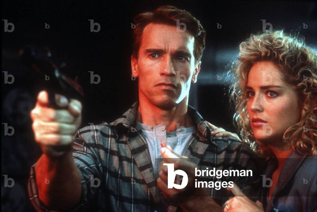 Arnold Scharzenegger And Sharon Stone, Total Recall 1990 Directed By Paul Verhoeven