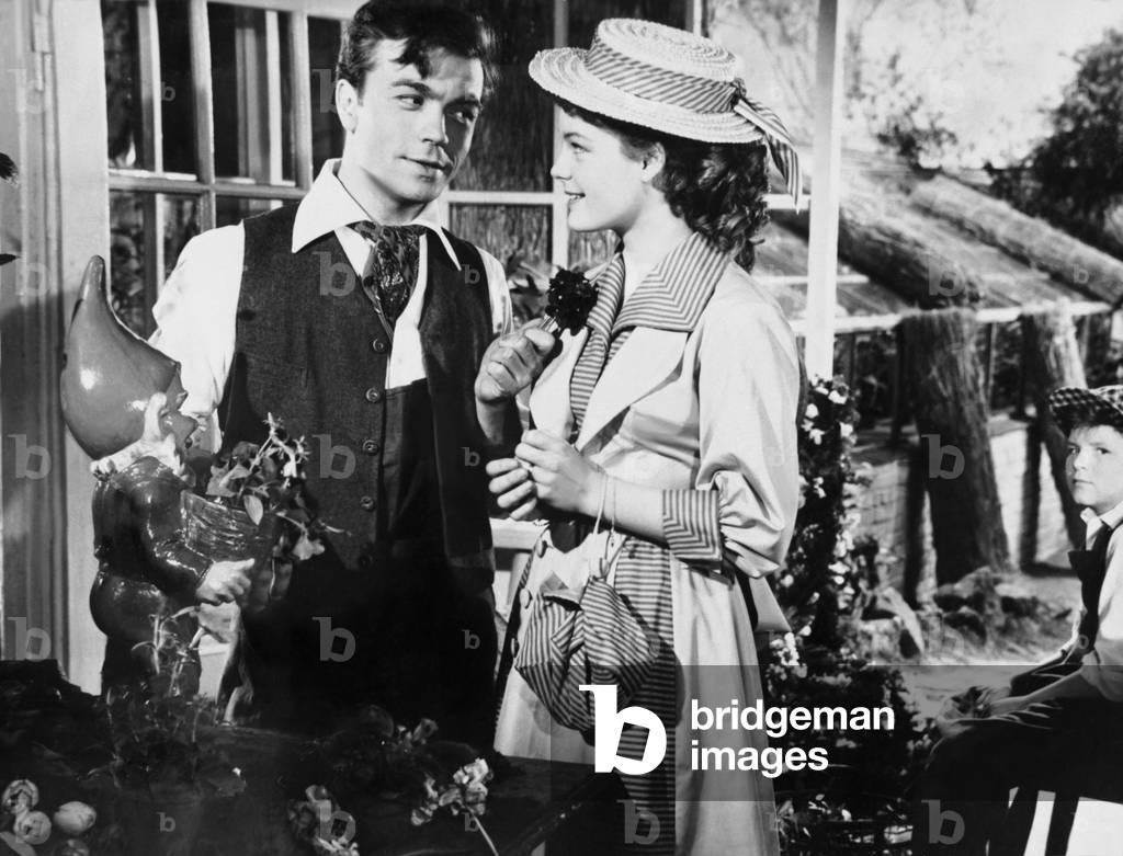 Romy Schneider FEUERWERK / FEU D'ARTIFICE, 1953 directed by KURT HOFFMANN (b/w photo)