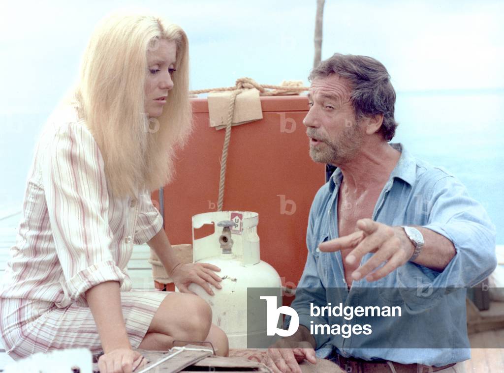 Catherine Deneuve And Yves Montand