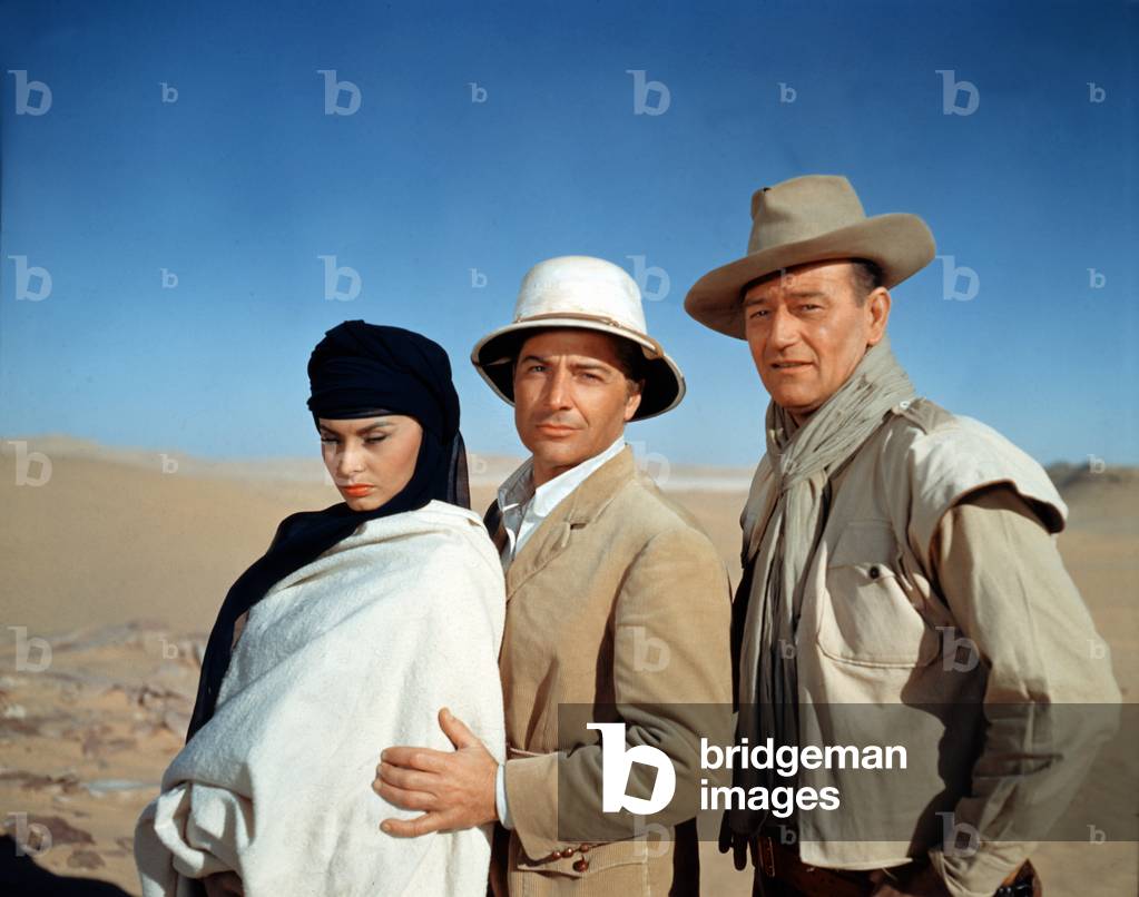 Sophia Loren, Rossano Brazzi And John Wayne.