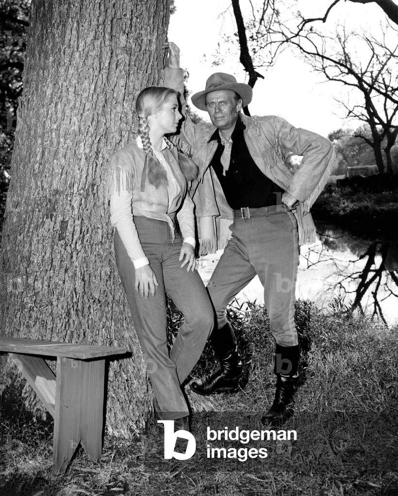 Shirley Jones And Richard Widmark, Two Rode Together 1961 Directed By John Ford