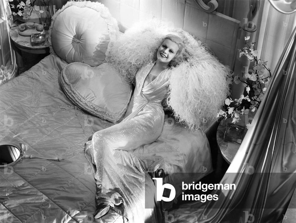 DINNER AT EIGH, 1934 directed by GEORGE CUKOR Jean Harlow (b/w photo)