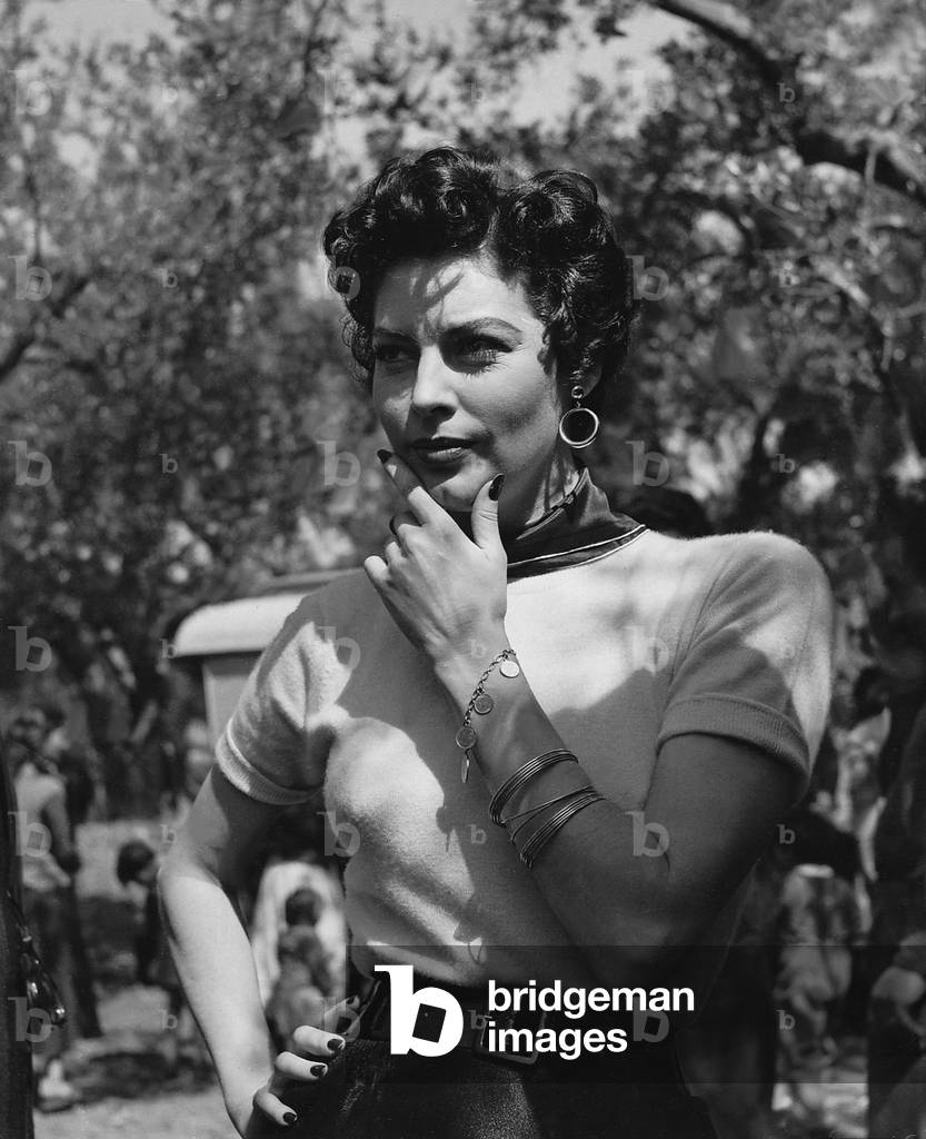 On The Set, Ava Gardner, The Barefoot Contessa 1954 Directed By Joseph L. Mankiewicz
