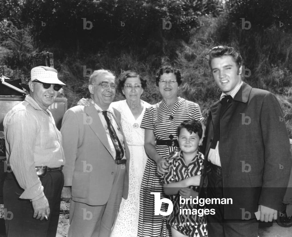 On The Set, Elvis Presley With His Director (Left) Robert D.Webb.
