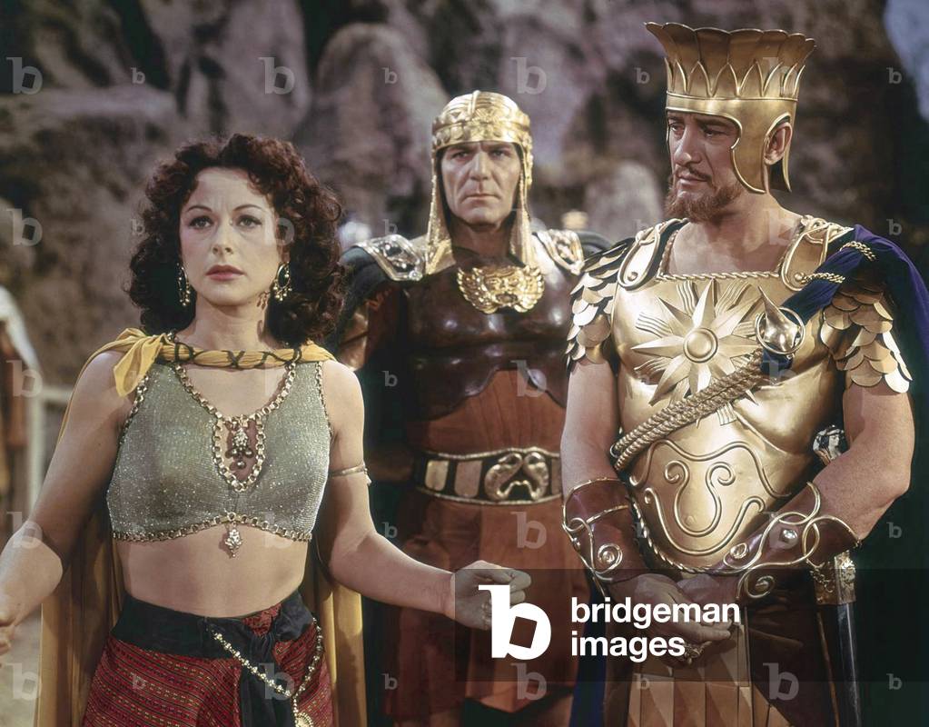 Hedy Lamarr, Henry Wilcoxon And Geroge Sanders.