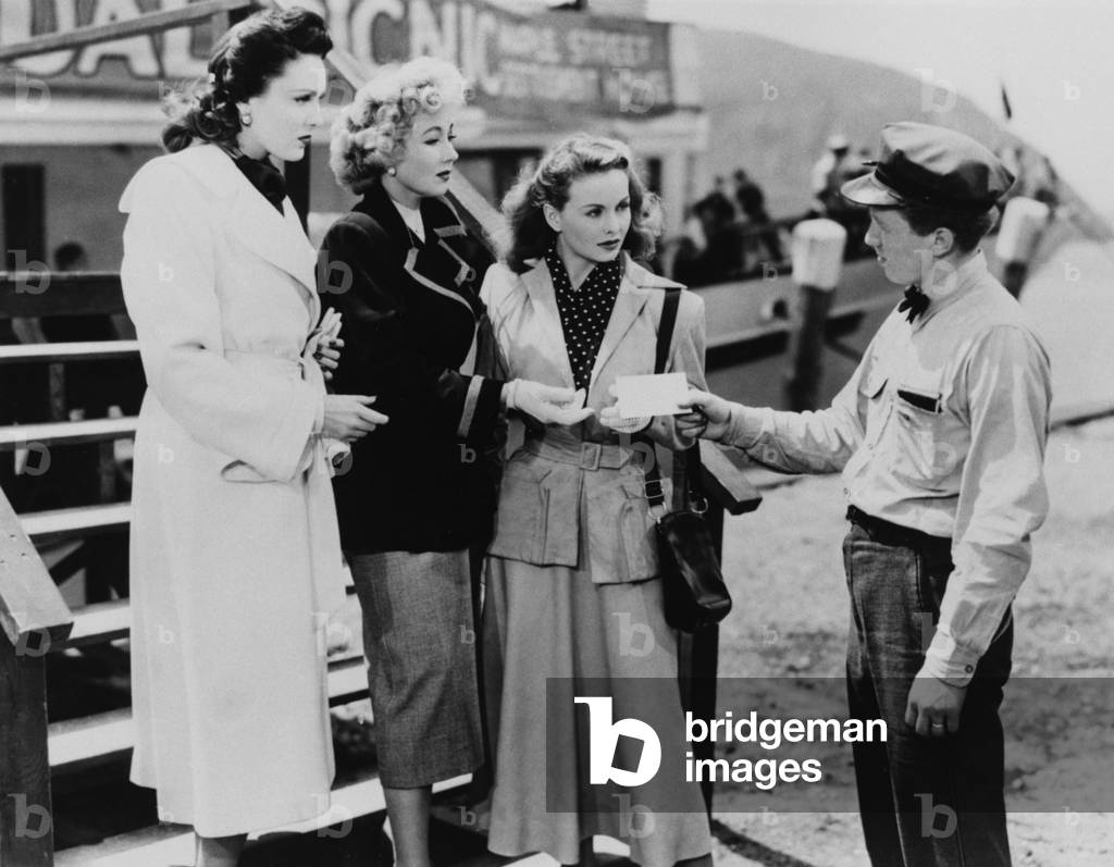 Linda Darnell, Ann Sothern And Jeanne Crain., A Letter To Three Wives 1949 Directed By Joseph L. Mankiewicz