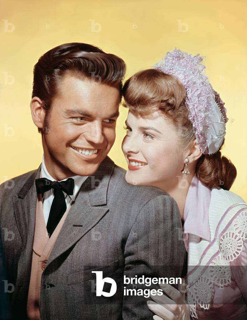 Robert Wagner And Jean Peters., Broken Lance 1954 Directed By Edward Dmytryk