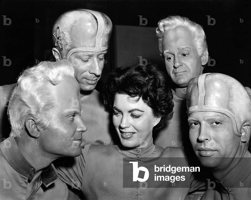 Jeff Morrow And Faith Domergue, This Island Earth 1955 Directed By Joseph Newman