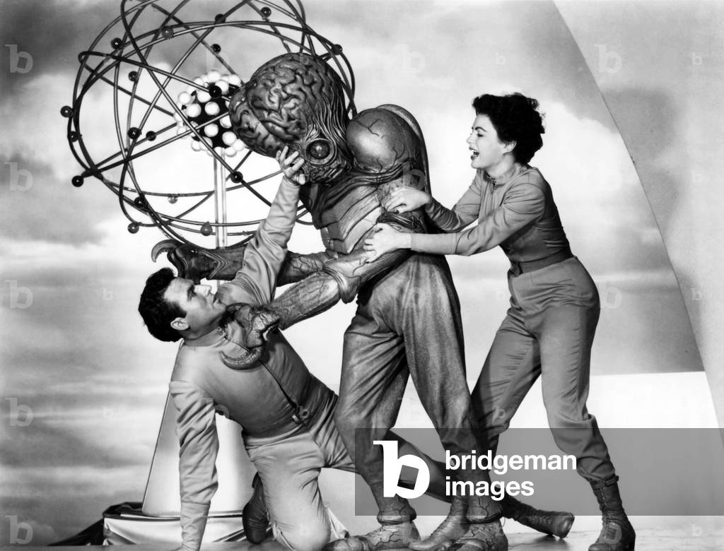 Rex Reason And Faith Domergue, This Island Earth 1955 Directed By Joseph Newman