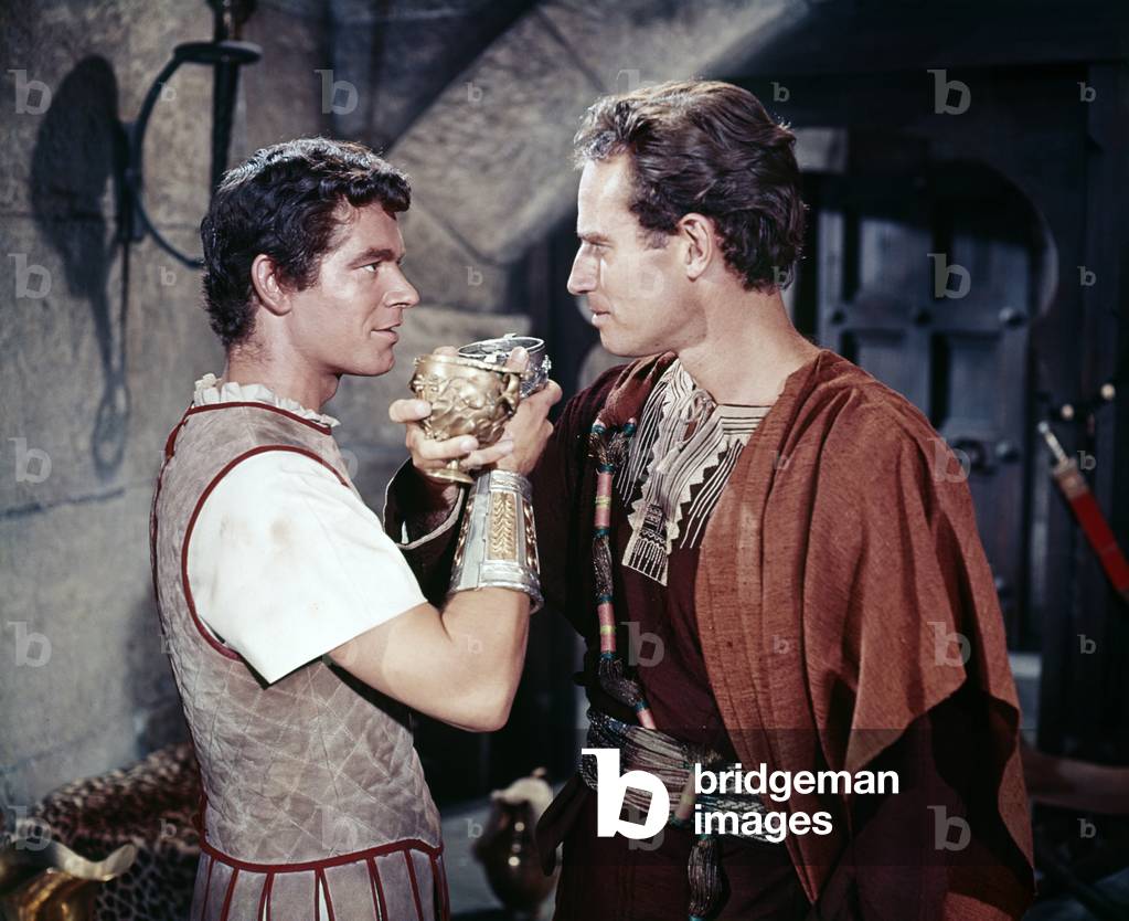 Stephen Boyd And Charlton Heston, Ben-Hur 1959 Directed By William Wyler
