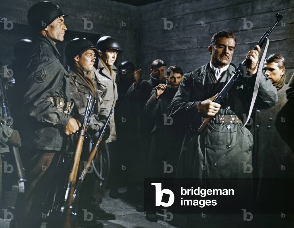 James Macarthur, Henry Fonda And Dana Andrews., Battle Of The Bulge 1965 Directed By Ken Annakin