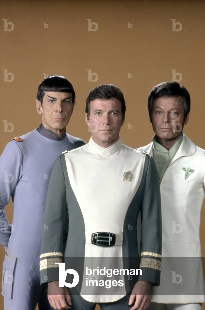 Leonar Nimoy, William Shatner And Deforest Kelley.