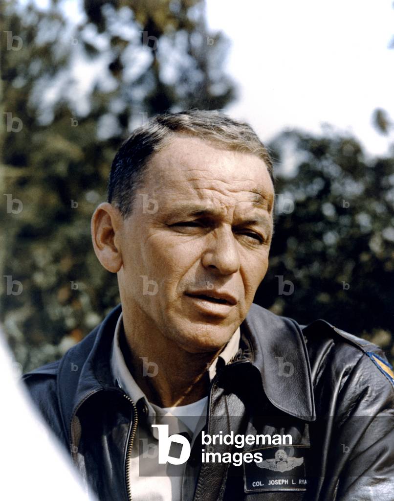 On The Set, Frank Sinatra, Von Ryan'S Express 1965 Directed By Mark Robson