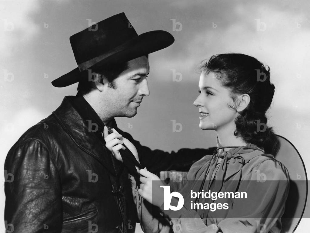 Mary Howard And Robert Taylor, Billy The Kid 1941 Directed By David Miller