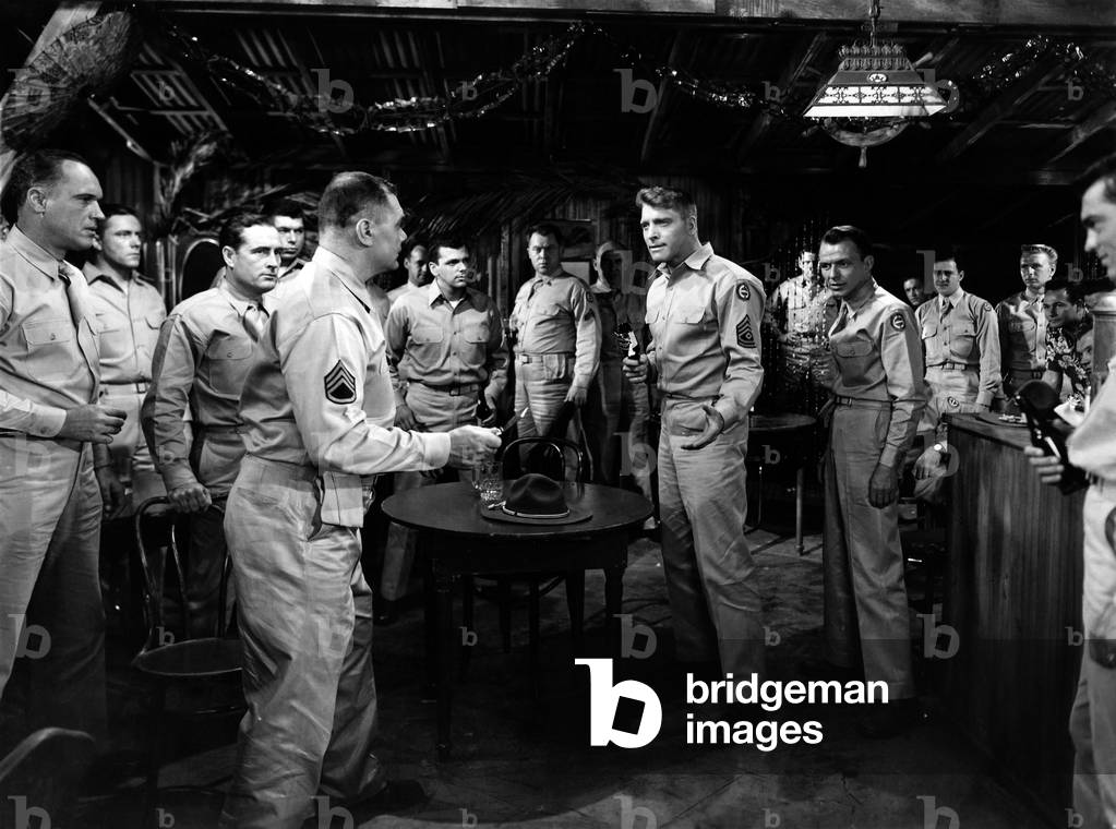 Ernest Borgnine, Burt Lancaster And Frank Sinatra.