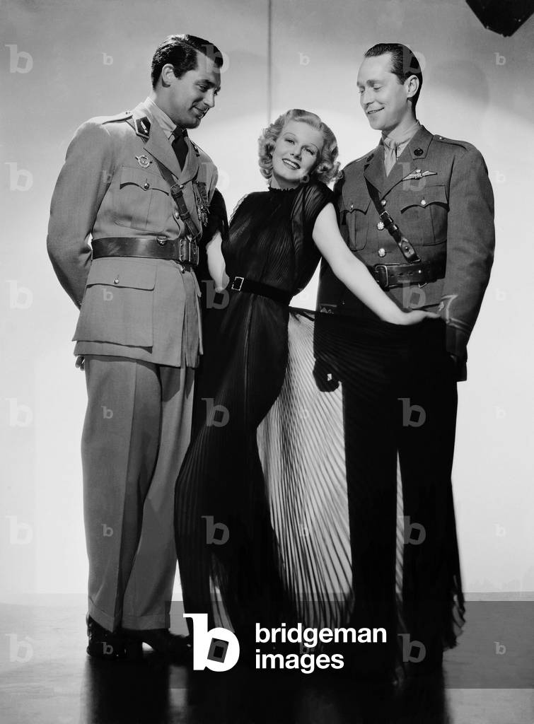 Cary Grant, Jean Harlow And Franchot Tone.