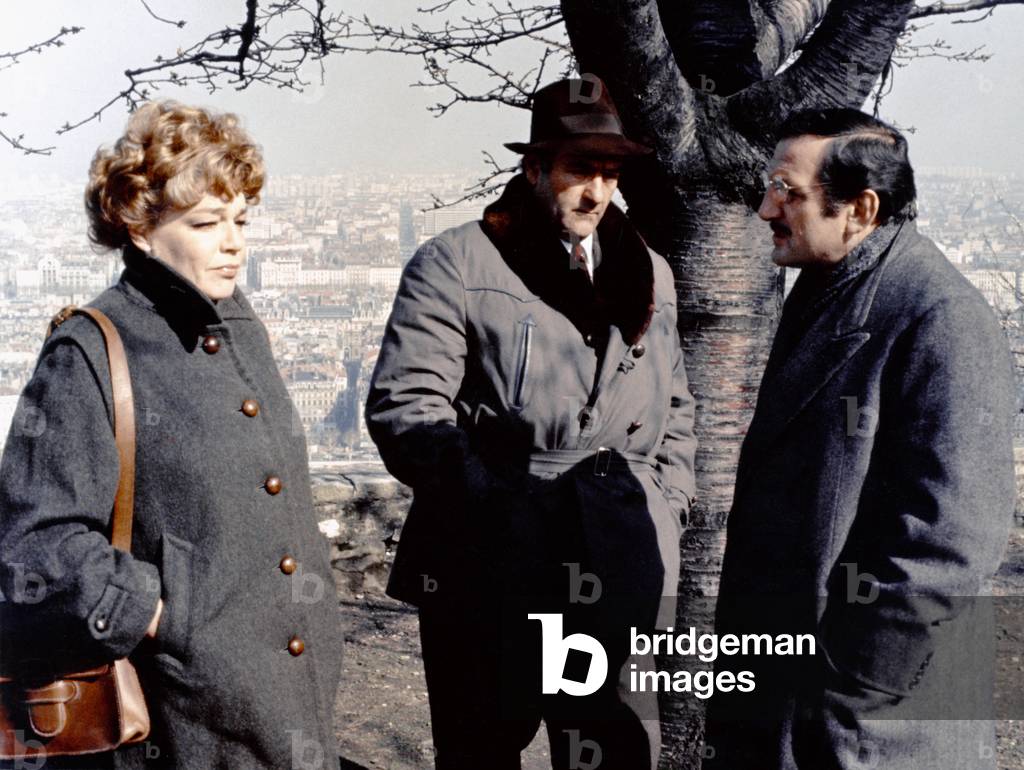 Simone Signoret, Christian Barbier And Lino Ventura, L'Armee Des Ombres 1969 Directed By Jean-Pierre Melville