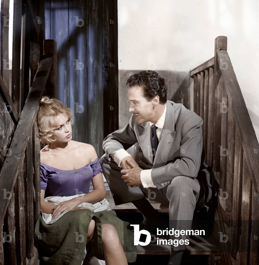 Brigitte Bardot and Antonio Vilar, 1958 (film still)