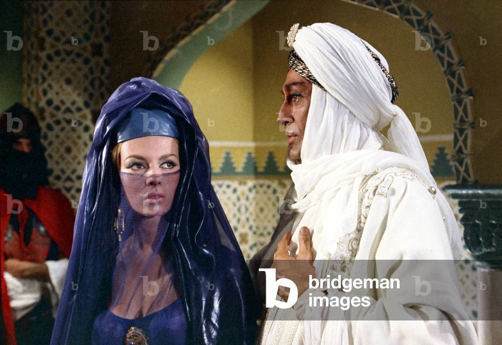 Michele Mercier And Jean-Claude Pascal, Angelique Et Le Sultan 1968 Directed By Bernard Borderie
