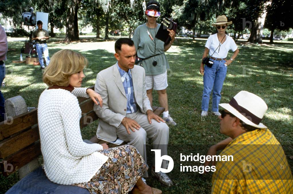On The Set Robert Zemeckis Directs Robin Wright Penn And Tom Hanks