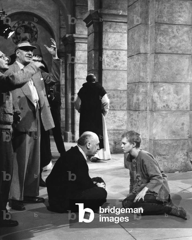 On The Set, Otto Preminger With Jean Seberg
