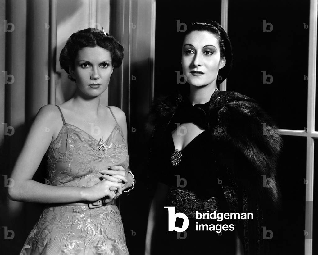 Margaret Churchill And Gloria Holden, Dracula'S Daughter 1936 Directed By Laurent Hillyer
