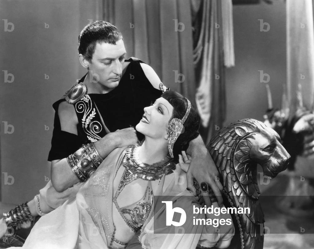 Warren William And Claudette Colbert, Cleopatra 1934 Directed By Cecil B. Demille
